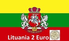 Lituania euro fdc da - fdc, (da
