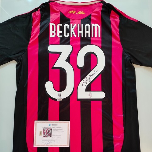 Maglia david beckham firmata - beckham,