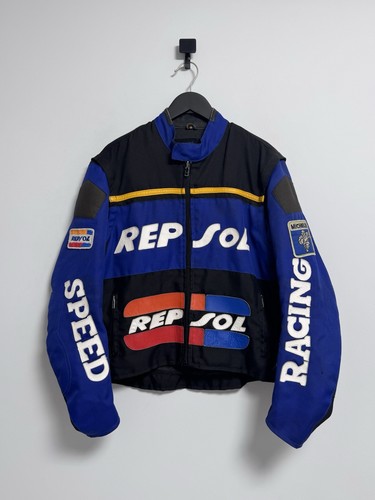 Repsol giacca moto vintage - repsol,