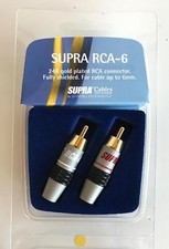 Supra Cables RCA-6 maschio RCA