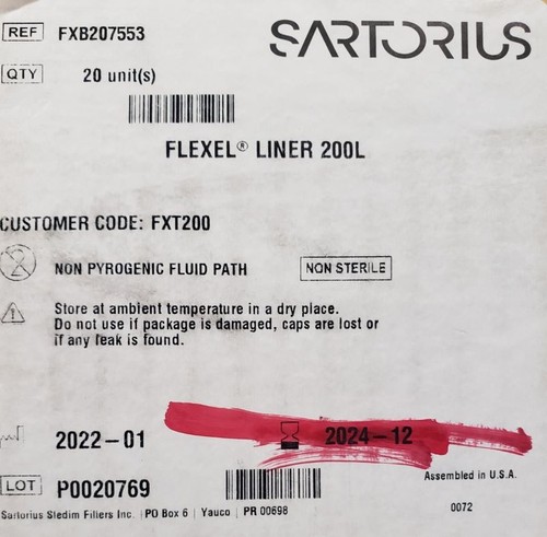 Sartorius fxb207553 flexel - sartorius,
