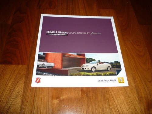 Brochure renault megane coupè - brochure,