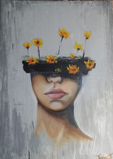 Quadro olio tela elegante - quadro,