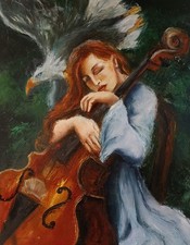 Dipinto olio su tela a spatola