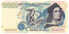 500000 LIRE BANCA D'ITALIA