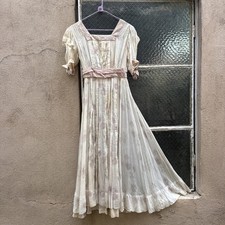 Antico abito edoardiano stampa