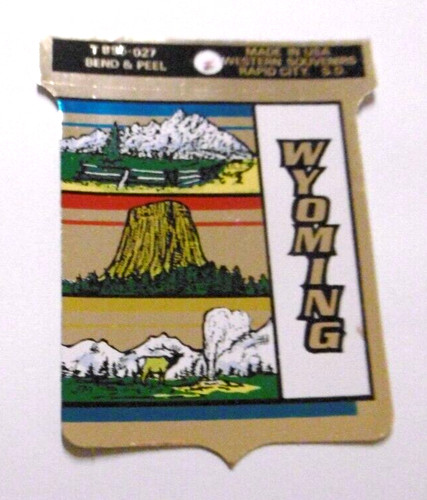 Adesivo souvenir wyoming - souvenir,