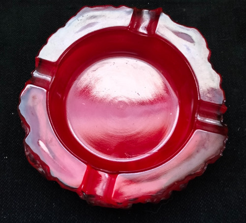 Posacenere vetro rosso - in,
