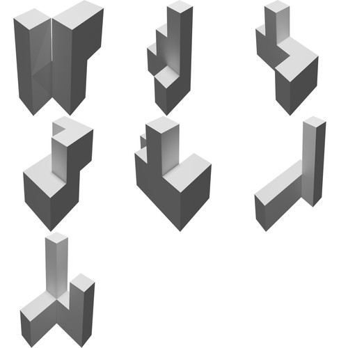 Cubo puzzle 40mm rompicapo - puzzle,