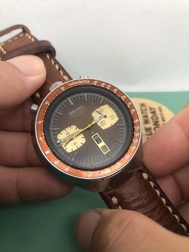 Seiko brown bullhead 6138 0040 - brown, 6138-0040