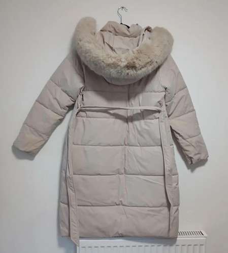 Giacca beige con cappuccio - , in