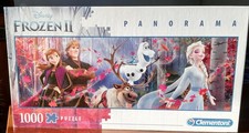 Clementoni Puzzle da 1000 Pezzi - Disney Story Maps: Frozen II - COME NUOVO