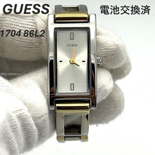 Orologio Donna GUESS 170486L2 Argento Tono Oro Quarzo Bracciale Stile Funzionante