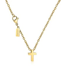 Collana croce ciondolo oro 750