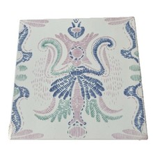 Piastrella artistica vintage