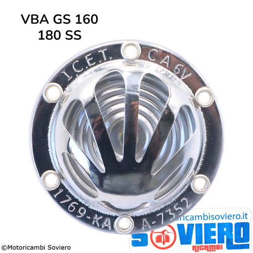 Claxon cromato ventaglio - claxon,