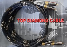 CAVO RCA AUDIOPHILE AUDIOSTAX TOPDIAMOND PURE COPPER OCC 8N TECH INNOVATIVE