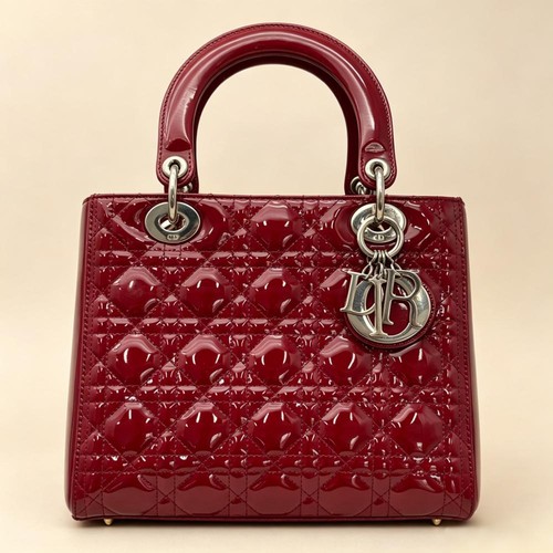 Dior lady large burgundy - dior,