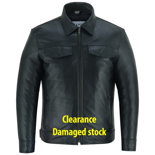Giacca camicia pelle casual - camicia,