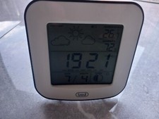 Stazione barometrica Trevi ME3106 Bianco Stazione Meteo con orologio