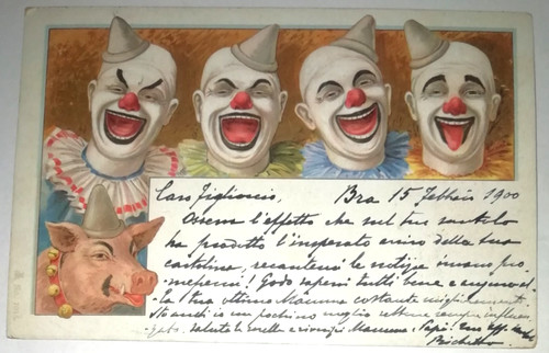 Circo pagliacci maiale - circo,