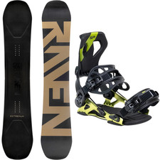 Set tavola snowboard raven - raven, 155