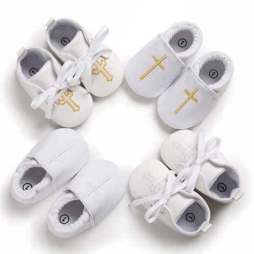 Scarpe culla bianche battesimo