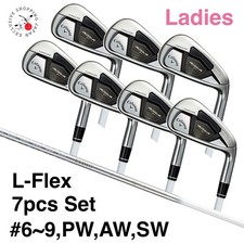 Callaway ROGUE ST MAX FAST donna zeppa in ferro 7p set 6~9,PW,AW,SW L-Flex ELDIO 40