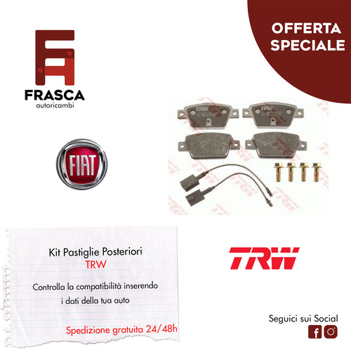 Pastiglie freno posteriori - pastiglie,