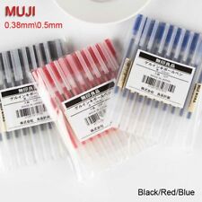 10/5pc MUJI MoMA 0.38/0.5mm Gel Ink Ball Point Pen Japan School Office Ballpoint