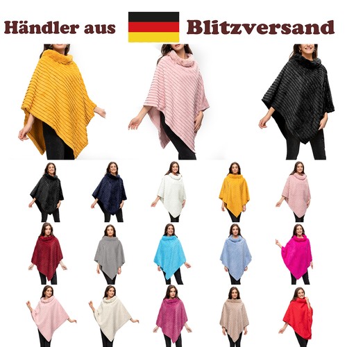 Glamexx24 poncho donna - glamexx24,