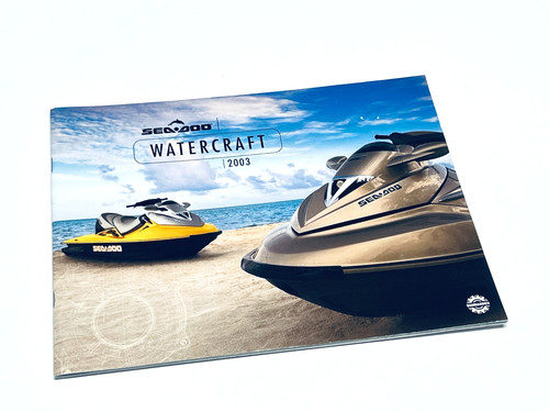 Brochure moto acqua sea doo - brochure, d'acqua