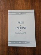 Gianni Martenzini - Fede e ragione in Karl Barth - 1974