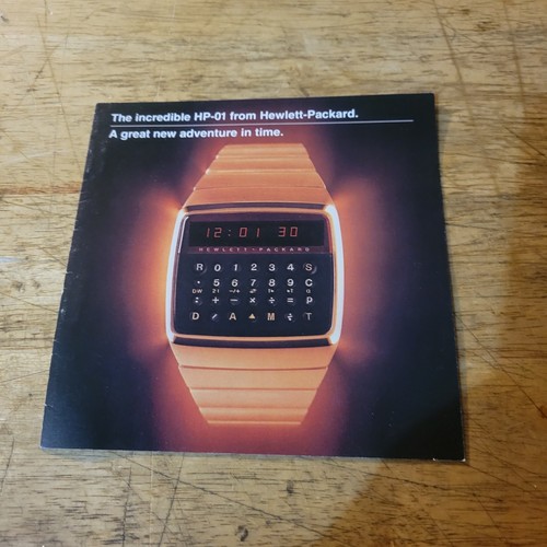 Brochure orologio calcolatrice - brochure,