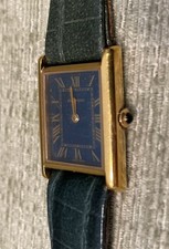 Orologio Movado Tank Blu
