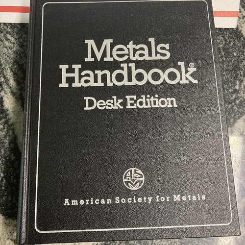 Metals handbook desk - metals, handbook: