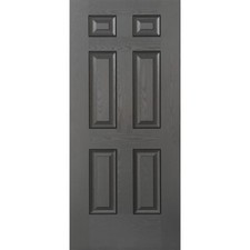 Pannello Grigio per Portone Blindato da Esterno in Vetroresina 90x210 Classico