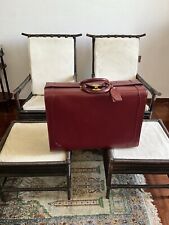 Valigia Gucci Vintage Pelle Bordeaux anni 70’