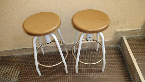 Coppia sgabelli metallo e - sgabelli,