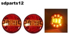 2 Fanali Posteriori Led 12/24V Dx/Sx Per Rimorchi Agricoli Industriali Trattori