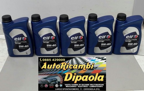 Olio motore elf 5w40 - 5l,