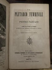 Il Plutarco Femminile Di Pietro Fanfani 1877