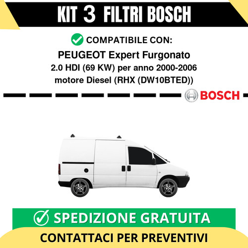 Kit bosch filtri tagliando - 3,
