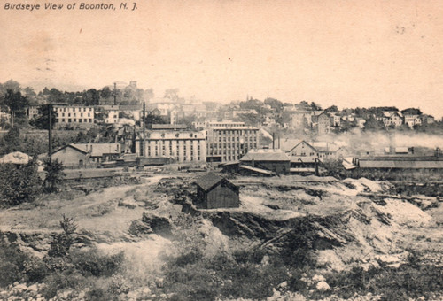 Boonton birdseye veduta - boonton,