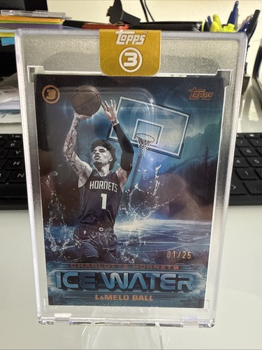 Topps three ice water - three, lamelo
