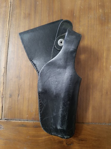 Fondina vintage cuoio nero - fondina,