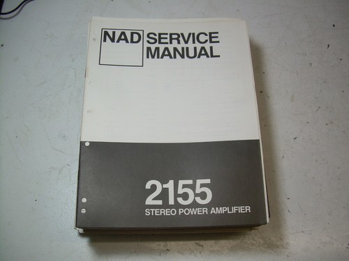 Nad 2155 manuale servizio - nad, di