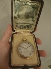 orologio tasca universal Watch Prima del 1906 oro con scatola originale