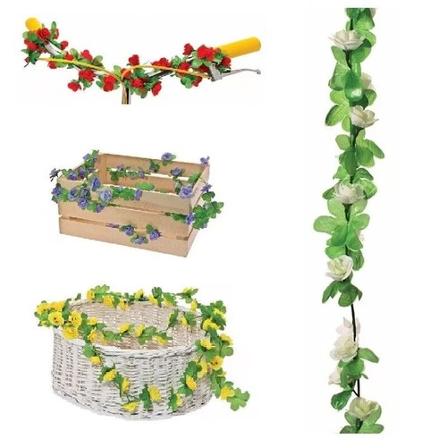 Ghirlanda con fiori - con,
