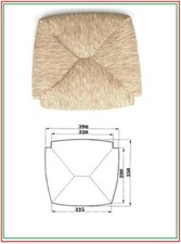 SEDILE PER SEDIE CUCINA IN PAGLIA SEGALE 39,5x35,5 ARTIGIANALE 0002982 4 2023